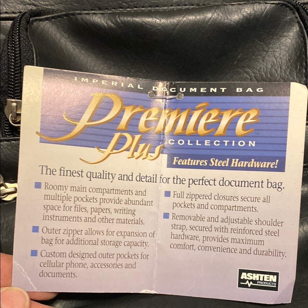 NWT Imperial Premiere Plus Briefcase Document Laptop Bag Business Travel - Picture 13 of 14
